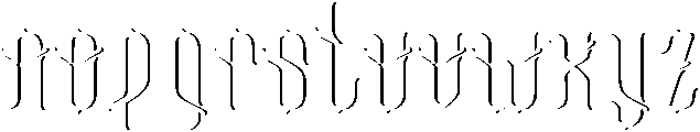 Baruna Shadow otf (400) Font LOWERCASE