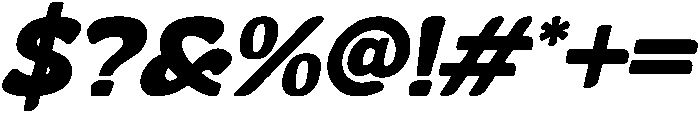 Basdeal Display Italic otf (400) Font OTHER CHARS
