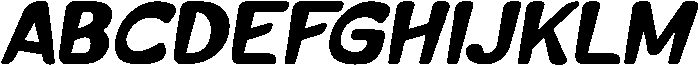 Basdeal Display Italic otf (400) Font UPPERCASE