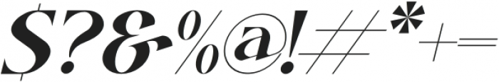 Basdela Italic otf (400) Font OTHER CHARS