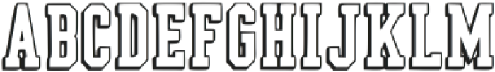 Baseball Basic Regular otf (400) Font UPPERCASE