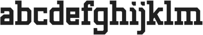 BaseballSportRegular otf (400) Font LOWERCASE