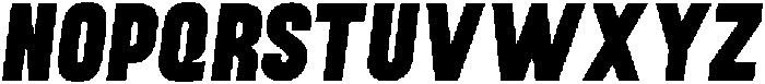 Baseform Slant otf (400) Font UPPERCASE