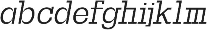 Basel Medium Italic otf (500) Font LOWERCASE