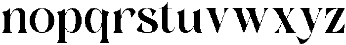 Basera Regular otf (400) Font LOWERCASE