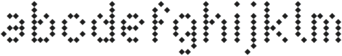Basic Pixel Diamond otf (400) Font LOWERCASE
