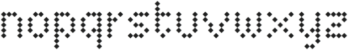 Basic Pixel Diamond otf (400) Font LOWERCASE