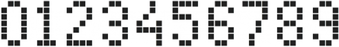 Basic Pixel Display otf (400) Font OTHER CHARS