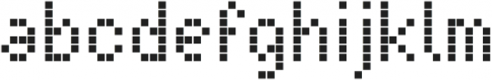 Basic Pixel Display otf (400) Font LOWERCASE