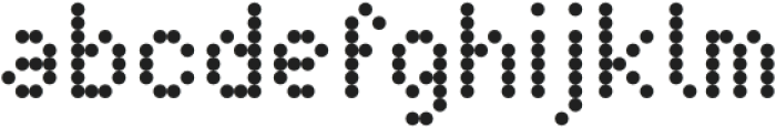 Basic Pixel Dot otf (400) Font LOWERCASE