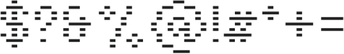 Basic Pixel Line otf (400) Font OTHER CHARS