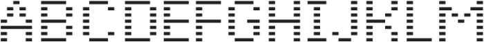 Basic Pixel Line otf (400) Font UPPERCASE