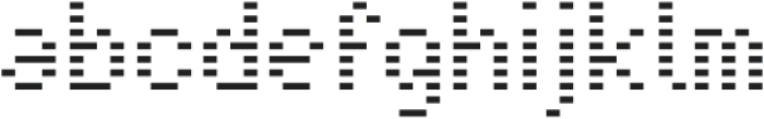 Basic Pixel Line otf (400) Font LOWERCASE