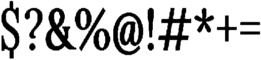 Basic Roots Condensed otf (400) Font OTHER CHARS