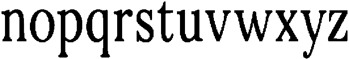 Basic Roots Condensed otf (400) Font LOWERCASE