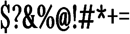 Basic Roots Extra Condensed otf (400) Font OTHER CHARS
