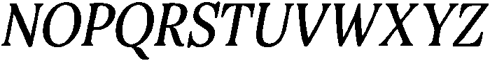 Basic Roots Italic otf (400) Font UPPERCASE