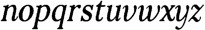 Basic Roots Italic otf (400) Font LOWERCASE