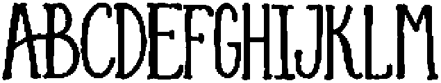 Basic Witch Club Regular otf (400) Font UPPERCASE