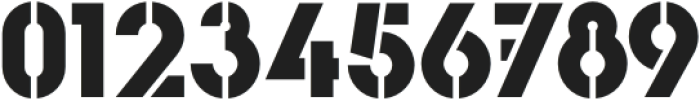 Basik Heavy-Stencil-2025 otf (800) Font OTHER CHARS
