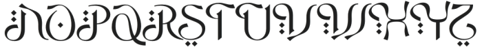 BasirahRegular otf (400) Font UPPERCASE