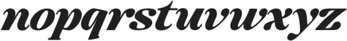 Baskerville Display Pro Black Contrast Expanded Italic otf (900) Font LOWERCASE