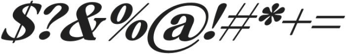 Baskerville Display Pro Bold Contrast Expanded Italic otf (700) Font OTHER CHARS