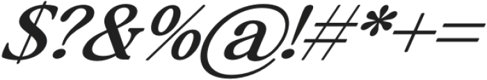 Baskerville Display Pro Contrast Expanded Italic otf (400) Font OTHER CHARS