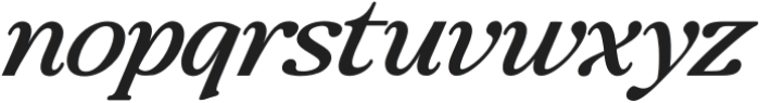 Baskerville Display Pro Contrast Expanded Italic otf (400) Font LOWERCASE