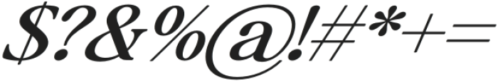Baskerville Display Pro Expanded Italic otf (400) Font OTHER CHARS
