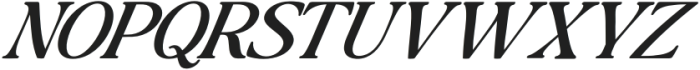 Baskerville Display Pro Expanded Italic otf (400) Font UPPERCASE