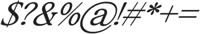 Baskerville Display Pro Extra Light Contrast Expanded Italic otf (200) Font OTHER CHARS