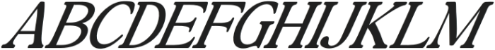 Baskerville Display Pro Light Contrast Expanded Italic otf (300) Font UPPERCASE