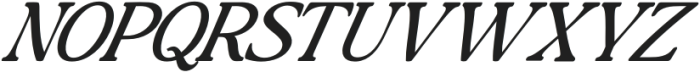Baskerville Display Pro Light Contrast Expanded Italic otf (300) Font UPPERCASE