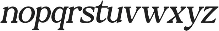 Baskerville Display Pro Light Contrast Expanded Oblique otf (300) Font LOWERCASE