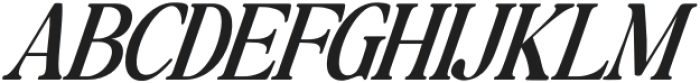 Baskerville Display Pro Medium Condensed Italic otf (500) Font UPPERCASE