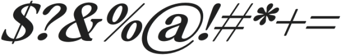 Baskerville Display Pro Medium Contrast Expanded Italic otf (500) Font OTHER CHARS