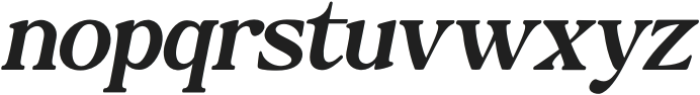 Baskerville Display Pro Medium Contrast Expanded Oblique otf (500) Font LOWERCASE