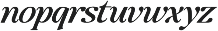Baskerville Display Pro Medium Italic otf (500) Font LOWERCASE