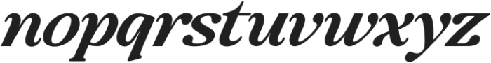 Baskerville Display Pro Semi Bold Contrast Expanded Italic otf (600) Font LOWERCASE