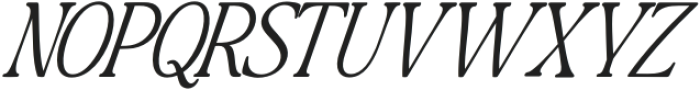 Baskerville Display Pro Thin Condensed Italic otf (100) Font UPPERCASE