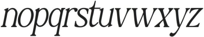 Baskerville Display Pro Thin Condensed Oblique otf (100) Font LOWERCASE