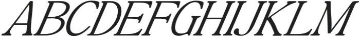Baskerville Display Pro Thin Expanded Italic otf (100) Font UPPERCASE