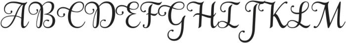 Baslien Italic ttf (400) Font UPPERCASE