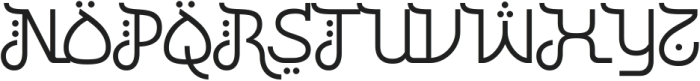 Basoh Regular ttf (400) Font UPPERCASE