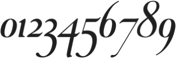 Basta Italic otf (400) Font OTHER CHARS