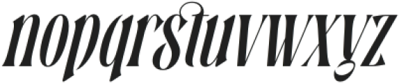 Bastfeng Skylight Italic otf (300) Font LOWERCASE