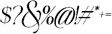 Basthilla Grande Slant otf (400) Font OTHER CHARS