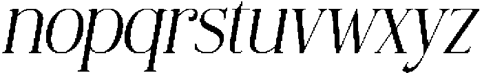 Basthilla Grande Slant otf (400) Font LOWERCASE
