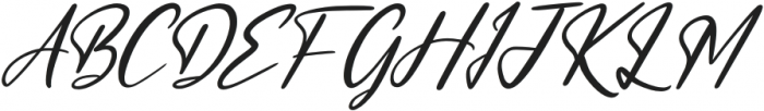 Bastian Richardo Italic otf (400) Font UPPERCASE